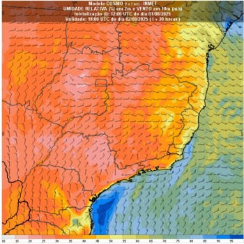 Defesa Civil alerta para as altas temperaturas e níveis críticos de umidade do ar